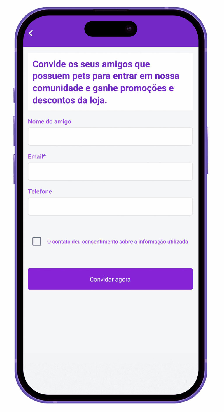 seção indicação app