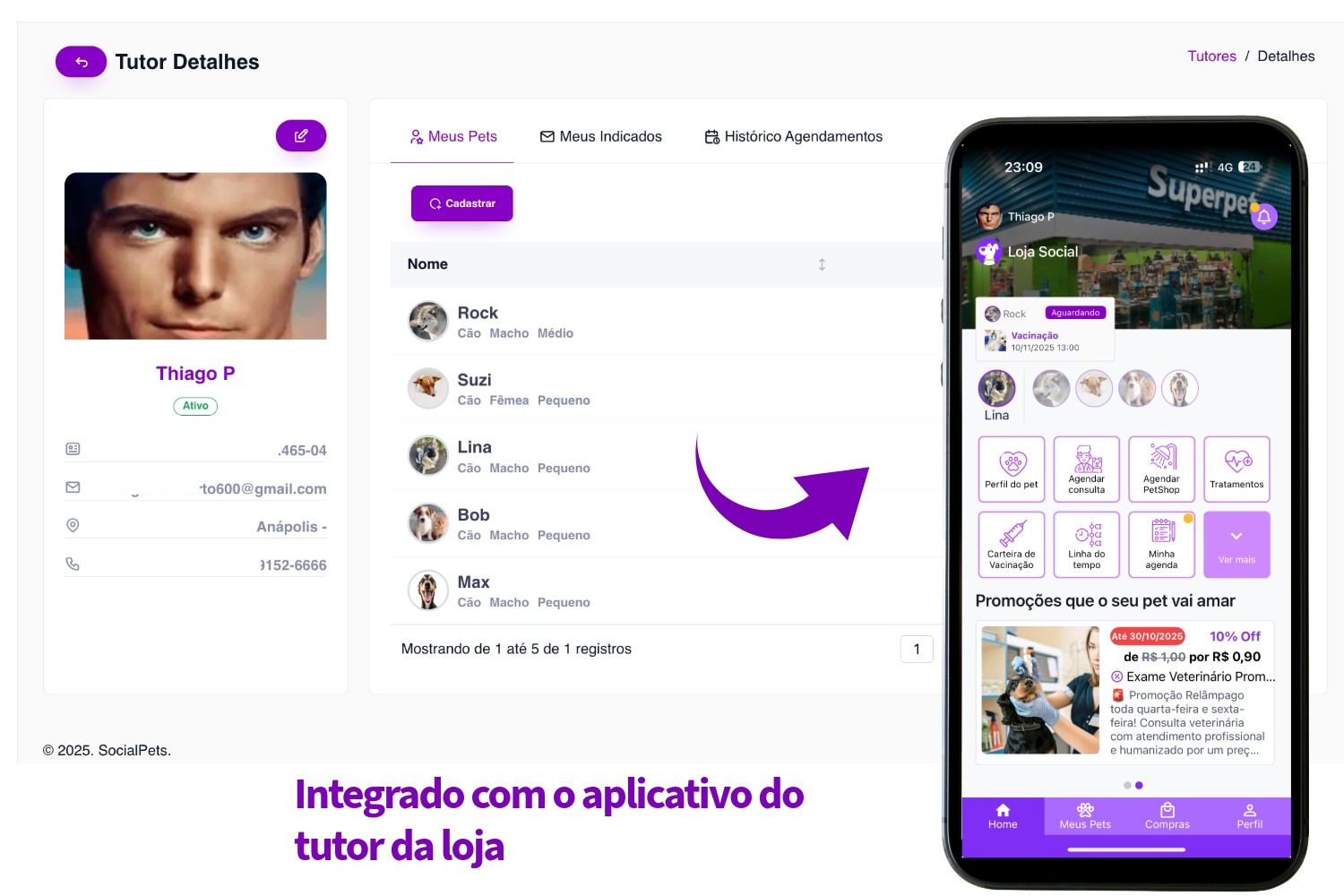 Integrado ao tutor
